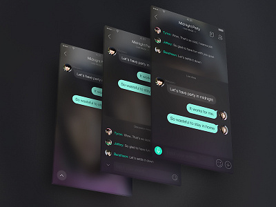 Plans Comparison chat discussion area group chat hidden live live area ui yixin