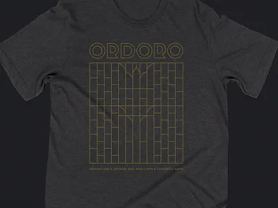 Ordoro Five Year Anniversary T-Shirt anniversary art deco austin ordoro scarbrough shirt sifonn t shirt
