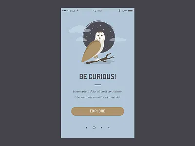 some screen app illustration mobile ui