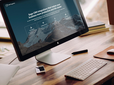 CRM Together Home Page blue crm fullscreen image hero unit home page mountains photography scenery software tab