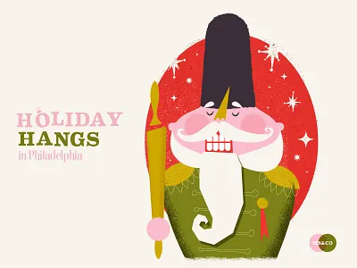 Holiday Hangs V2 christmas cookies holidays illustration nutcracker texture