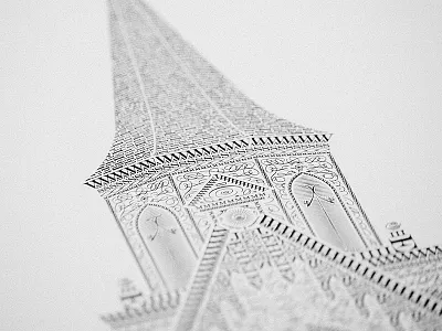 Provo Tabernacle Letterpress Poster letterpress type