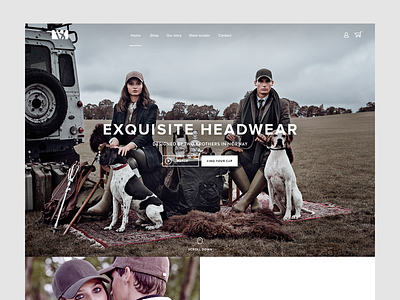 VARSITY - E-commerce caps clothes desktop e commerce fashion flat gui landing shop ui ux web