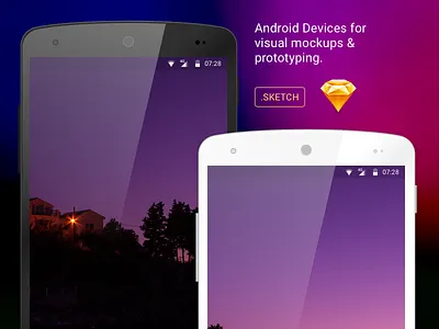 LG Nexus 5 in Sketch android device free nexus showcase sketch template ui ux white