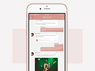 Direct Messaging / Chat 013 chat dailyui direct messaging ios iphone message sending ui ux