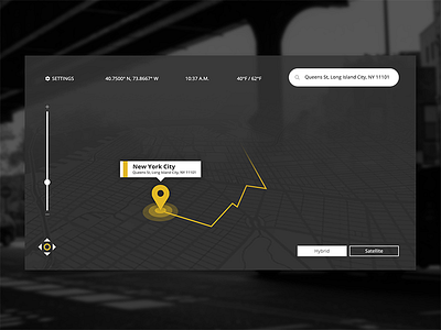 Map // 029 concept daily dailyui day 029 hybrid location pin map map navigation minimal minimal map new york tracking