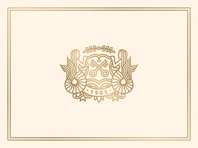 La Playa Carmel - Crest art direction branding carmel design hotel identity lettering logo rinker typography