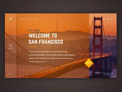 Portfolio Concept - Digital Nomad design loading material navigation page portfolio transition ui ux