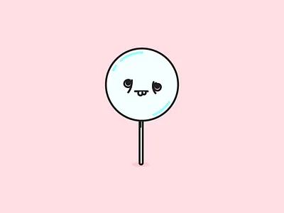 hey, it's Steve! abeschmidt character illustration. lollipop seriouslywhatisthat steve