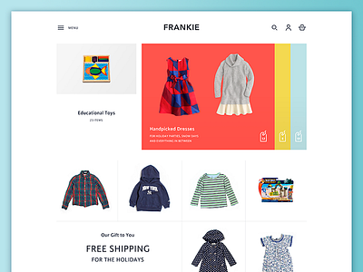 Frankie Marketplace children community family minimal parents pre loved web