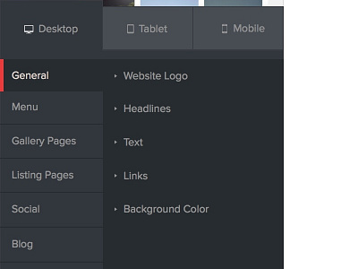 Side project - Editor dashboard editor ui