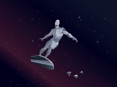 Silver Surfer illustration norin raad silversurfer superhero