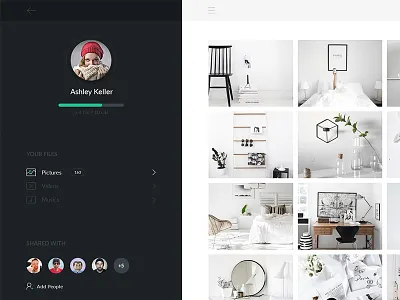 Dashboard Concept admin clean dashboard files minimal modern music upload video