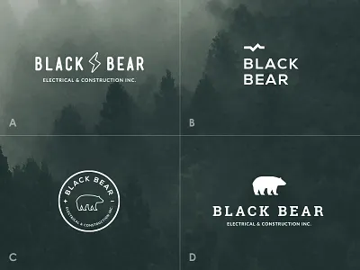 Logo concepts bear electrical logo