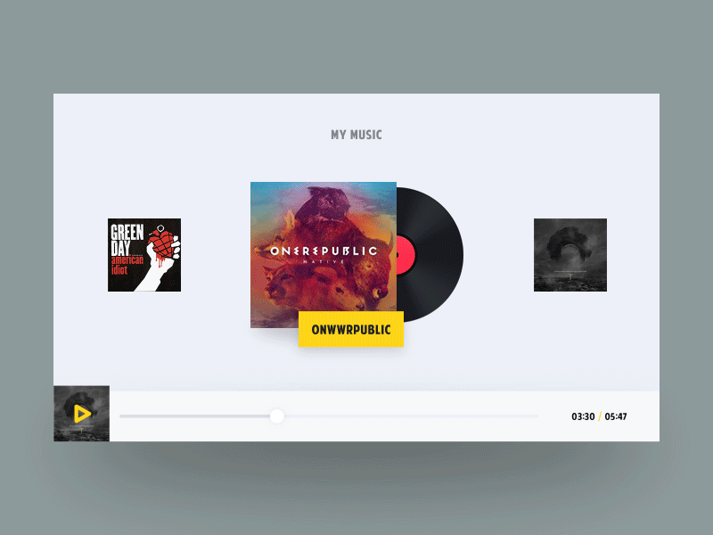 Music App For Tv/Pad animation for music pad record scroll tv