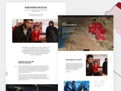 Map Of Displacement art direction design interaction design ui ux webdesign