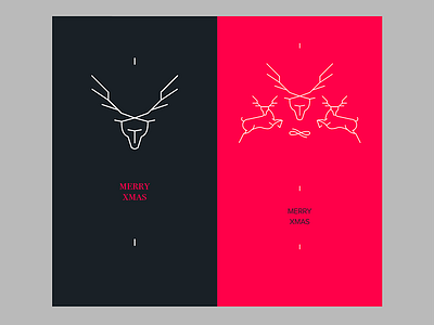 Merry Xmas Stag Phone Skin Design Concept christmas cover iphone macbook macbook pro new year stag sticker stickerspub xmas