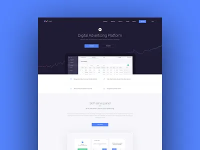 Wiget - website design ads dashboard digital flat interface modern platform ui user ux web www