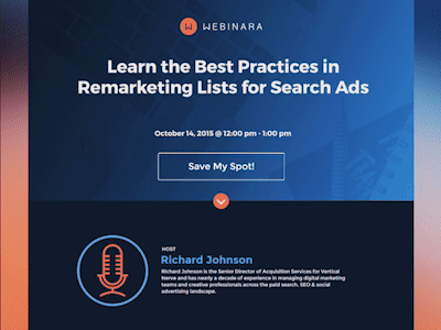 Webinar Landing Page homepage landing one page page parallax scroll web webinar