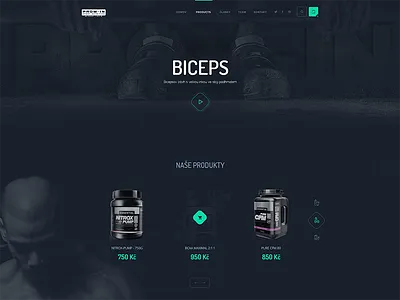 Prom In Homepage clean design e commmerce sport ui webdesign