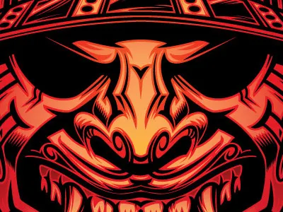 Samurai Mask apparel design mask samurai