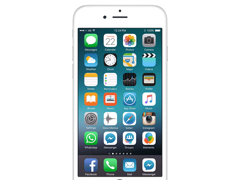 iOS 10 Desired Features animation apple features flinto gif interaction ios ios9 iphone prototype