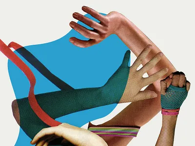 The Second abstract atlanta charity collage color give graphic poster society 6