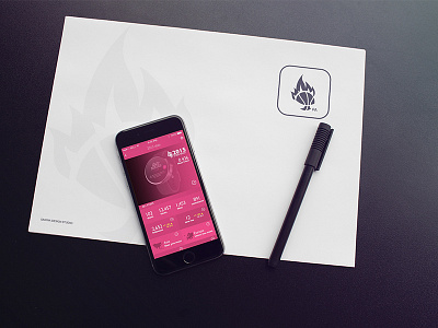 Ballhead App Concept analytics app charts free ios maps psd statistics ui ux