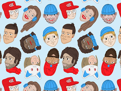 Qu'est-ce que ça mange en hiver? background drawing fill idiom line montreal pattern quebec sketch winter