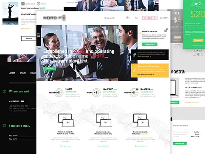 Advice... green modern project security site transactions ui ux website
