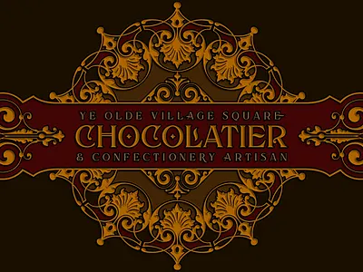 Vintage Design Elements Font decoration decorative fancy flourishes font ornaments panels type typeface victorian vintage