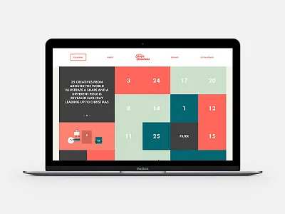 It's a Shape Christmas 2015 animation christmas colour illustration list square ui ux