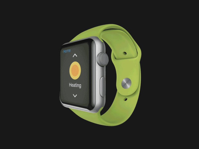 Settings - DailyUI#007 007 apple challenge control dailyui day gif remote settings ui ux watch