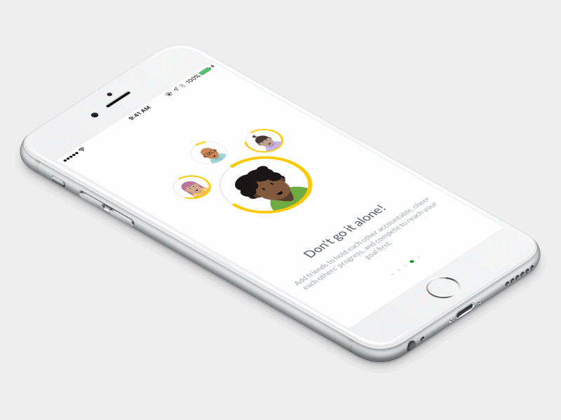 Signup flow animation goal ios money onboarding savings signup transition