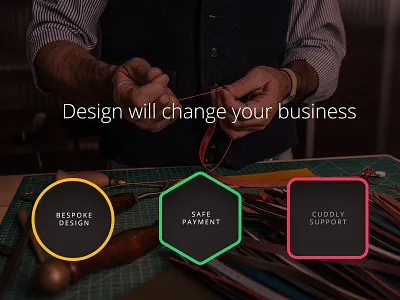 Mobile website design app artisan design fancy icons mobile website