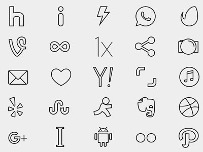 Free Social Media Pixel Perfect Icons free freebie icons pixel perfect psd social media