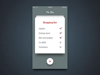 To-Do App app design ios list material notes to do ui user interface