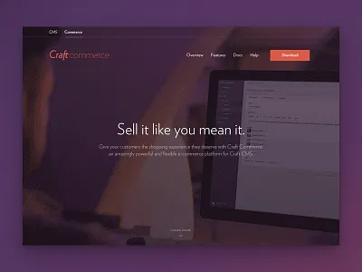 Craft Commerce cms commerce craft ecommerce hero slides website