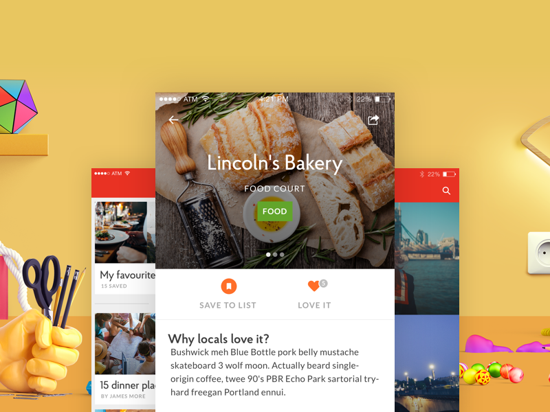 Like A Local - App animation app clean flat gif ios iphone likealocal sketch3 sketchapp travel
