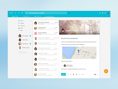 Google Ecosystem Redesign chrome google interface mail material ui