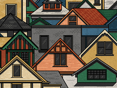 Wolseley architecture building city house illustration neighbourhood vector