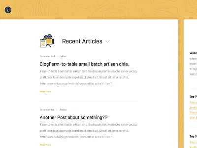 Daily Design 025 - Concept blog daily design daily ui personal website shadows ui ux