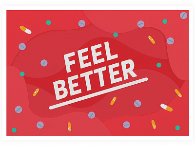 Feel Better drugs get well paper paper craft papercraft pills