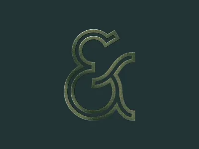 Custom Ampersand ampersand design texture typography