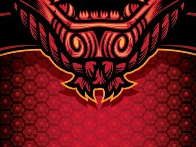 Samurai Rash Guard Front apparel design mask samurai