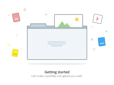 2 illustration - Empty states app clean design empty empty states illustration minimal sevice states ui vector welcome page
