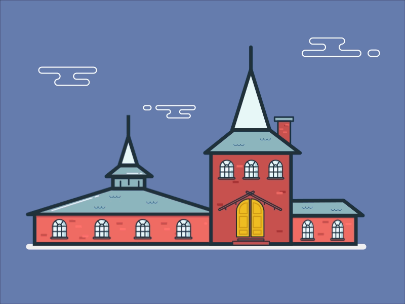 #CrispChristmas 6/25 animation building christmas church free giveaway illustration santa house