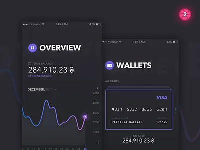 Finance App Ui (WIP) + Dribbble 2x Invites! (closed) analytics chart dribbble finance graph invite invites ios stats transaction ui wallet