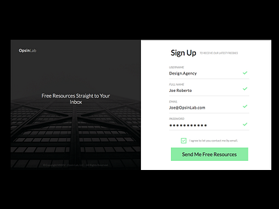 DailyUI #001 - Sign-up Form 001 dailyui sign sign up up