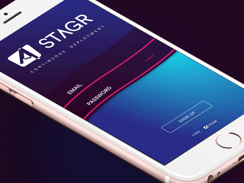 STAGR.io UX Exploration - GSAP/SVG Codepen Prototype 60fps after effects asap codepen codepen.io iphone javascript login mobile mockup prototype screen stagr.io